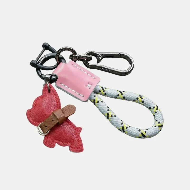 French Bulldog Leather Bag Charm