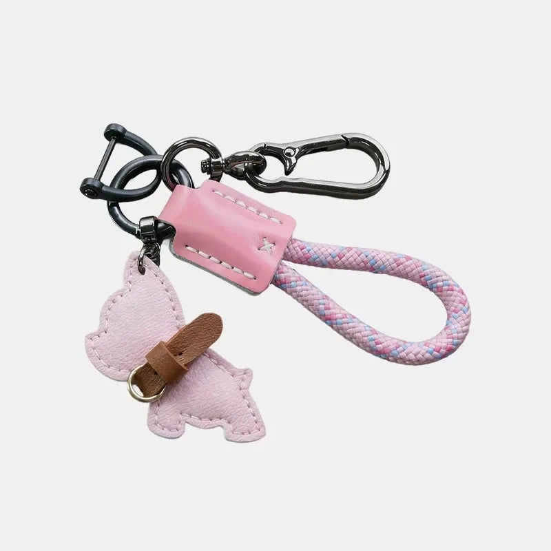 French Bulldog Leather Bag Charm