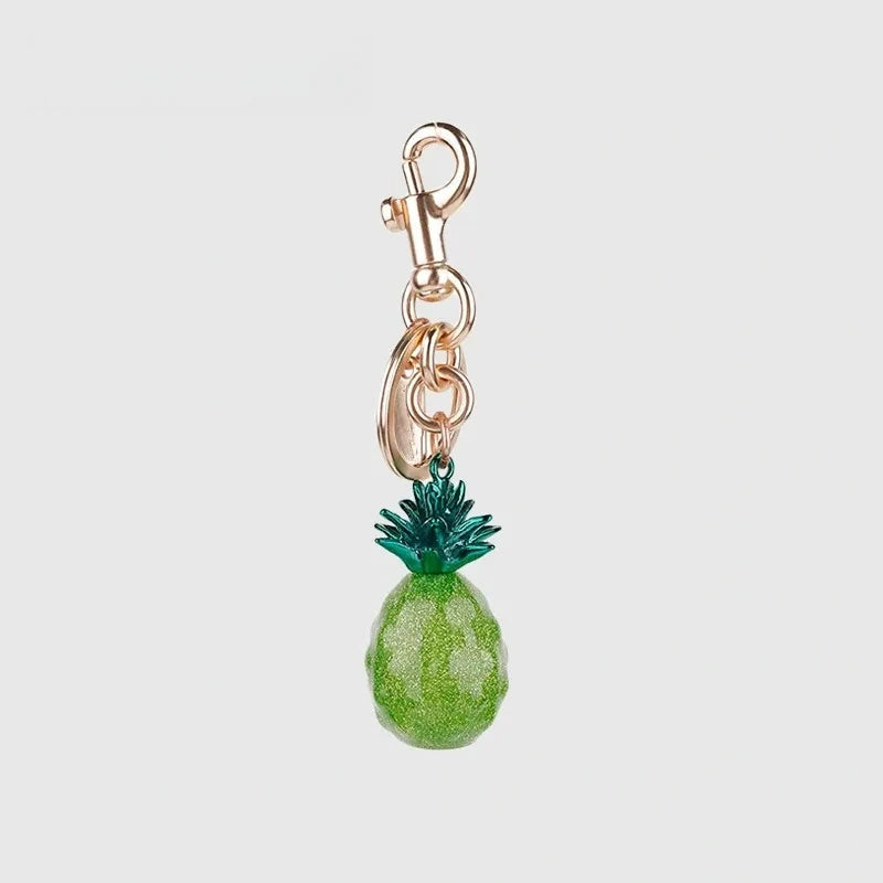 Pineapple Resin Bag Charm