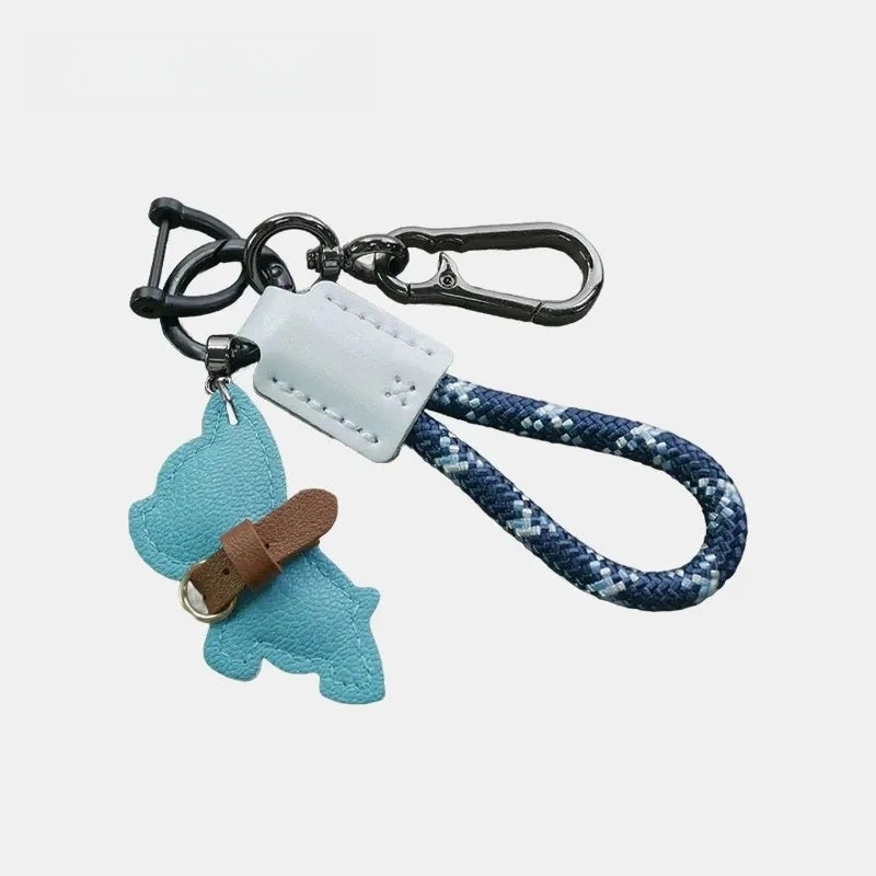 French Bulldog Leather Bag Charm