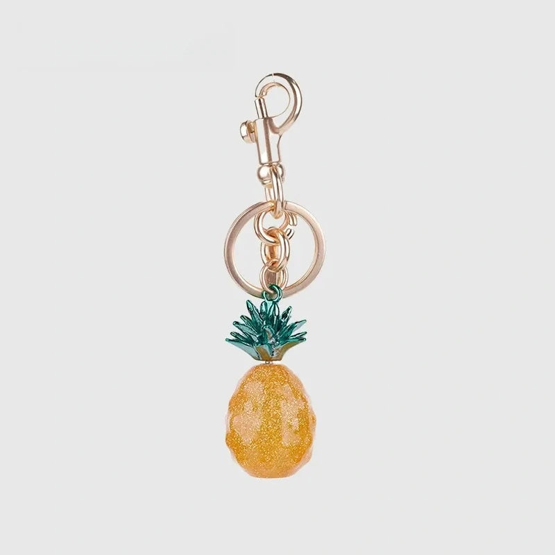 Pineapple Resin Bag Charm
