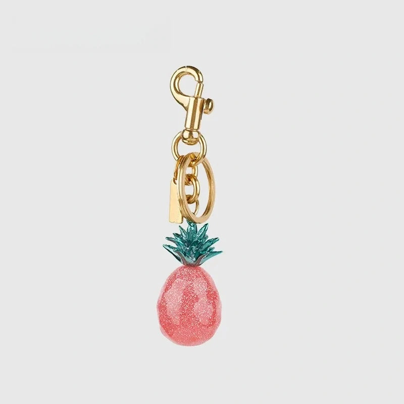 Pineapple Resin Bag Charm