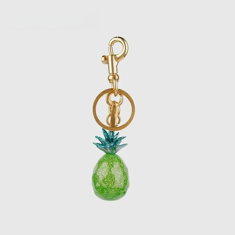 Pineapple Resin Bag Charm