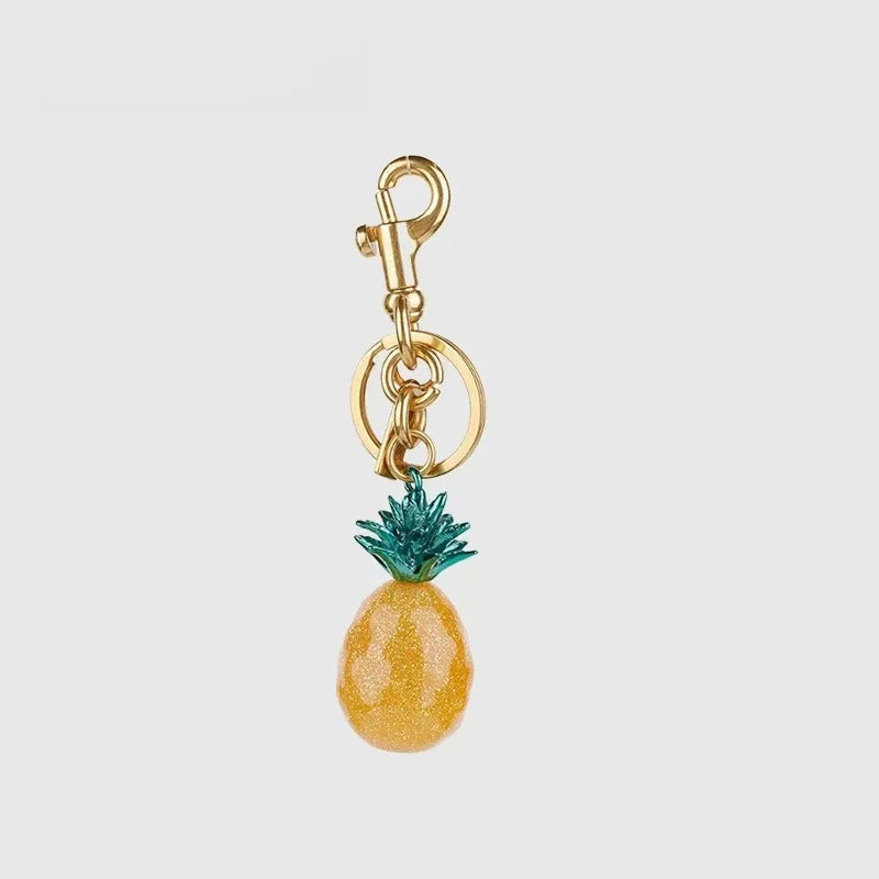 Pineapple Resin Bag Charm