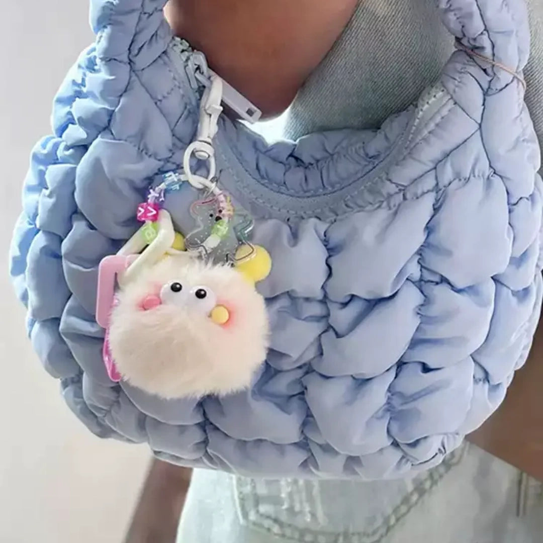 Fluffy Backpack Soot Ball Fluffy Bag Charm