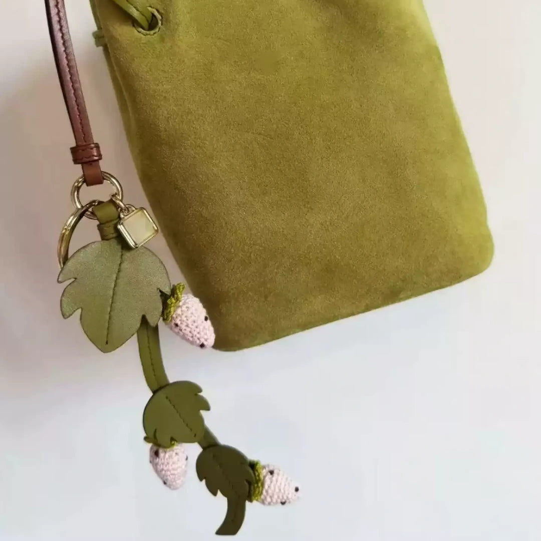 Woven Flower Mixed Bag Charm
