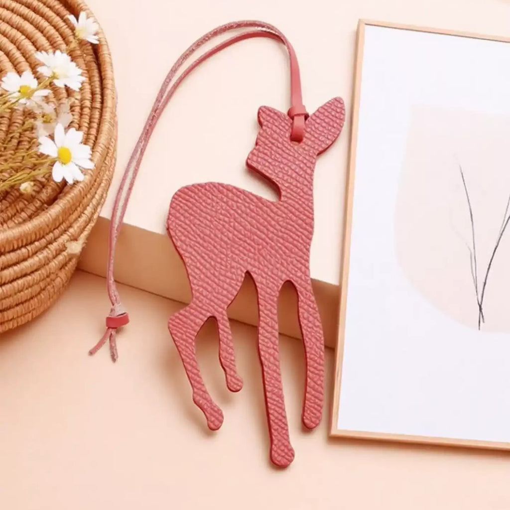 Little Deer Leather Bag Charm