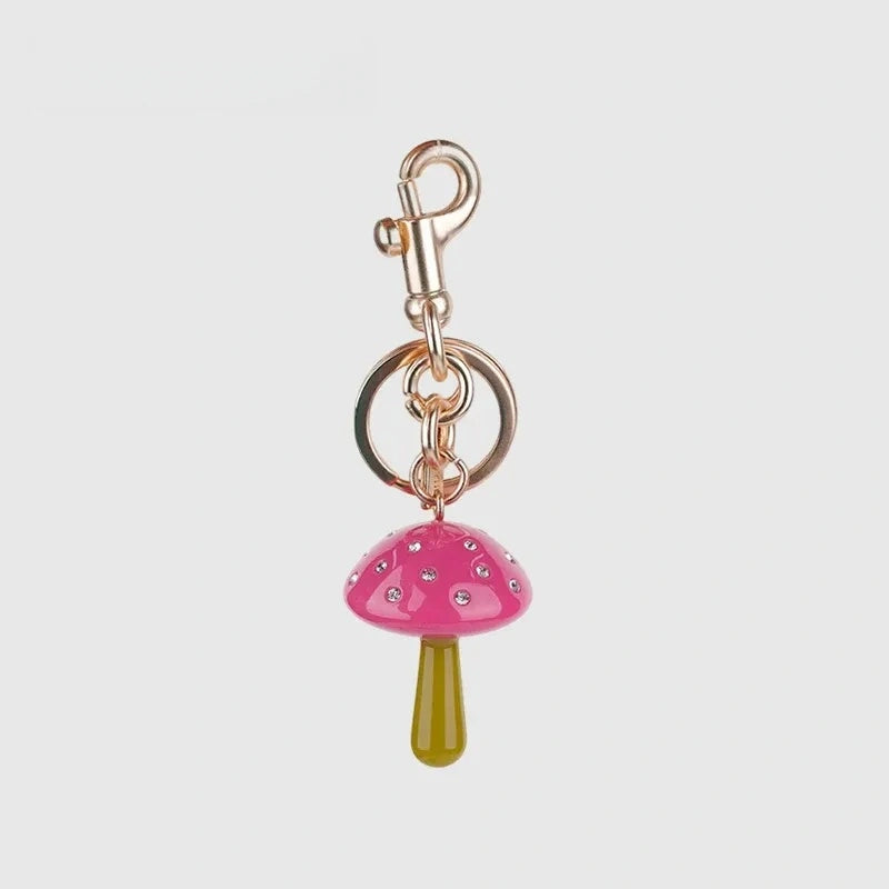 Mushroom Resin Bag Charm