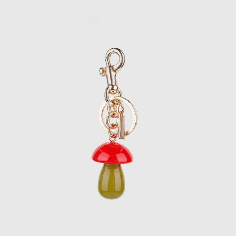 Mushroom Resin Bag Charm