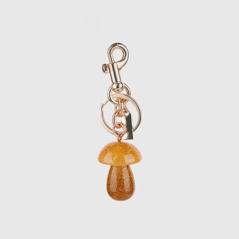 Mushroom Resin Bag Charm
