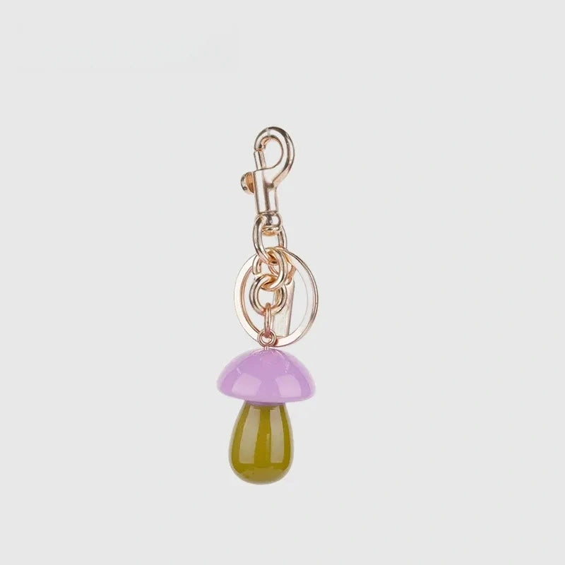 Mushroom Resin Bag Charm