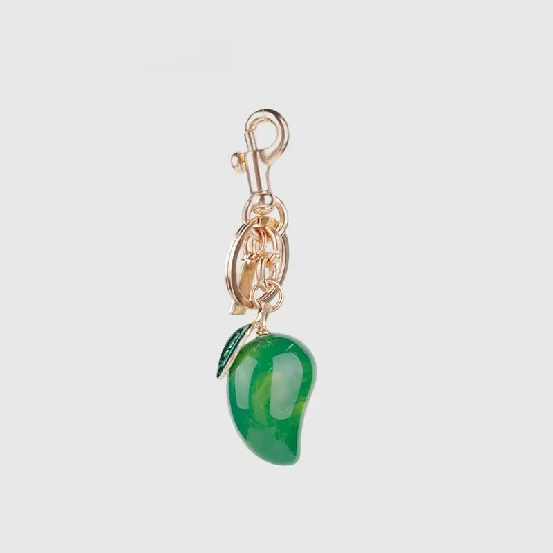 Mango Resin Bag Charm