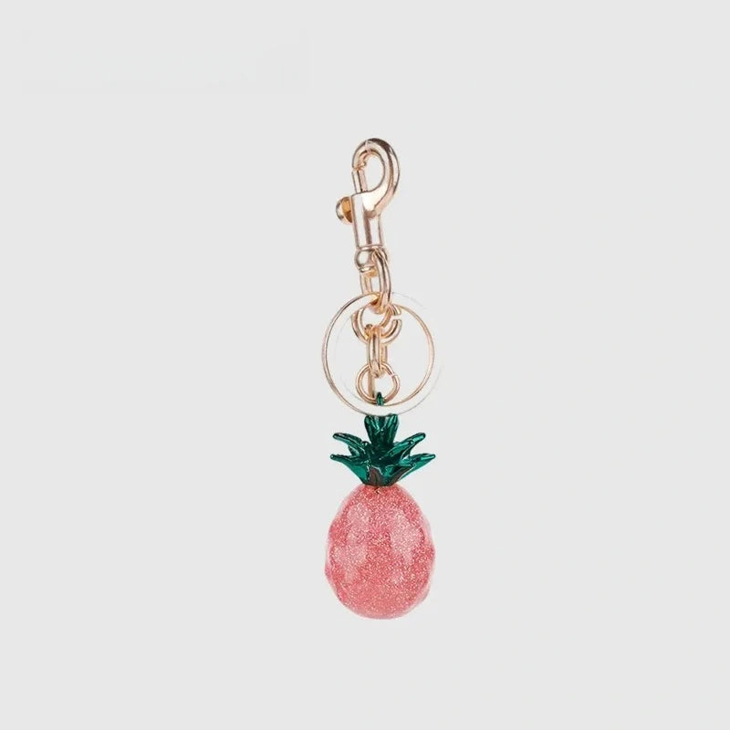 Pineapple Resin Bag Charm