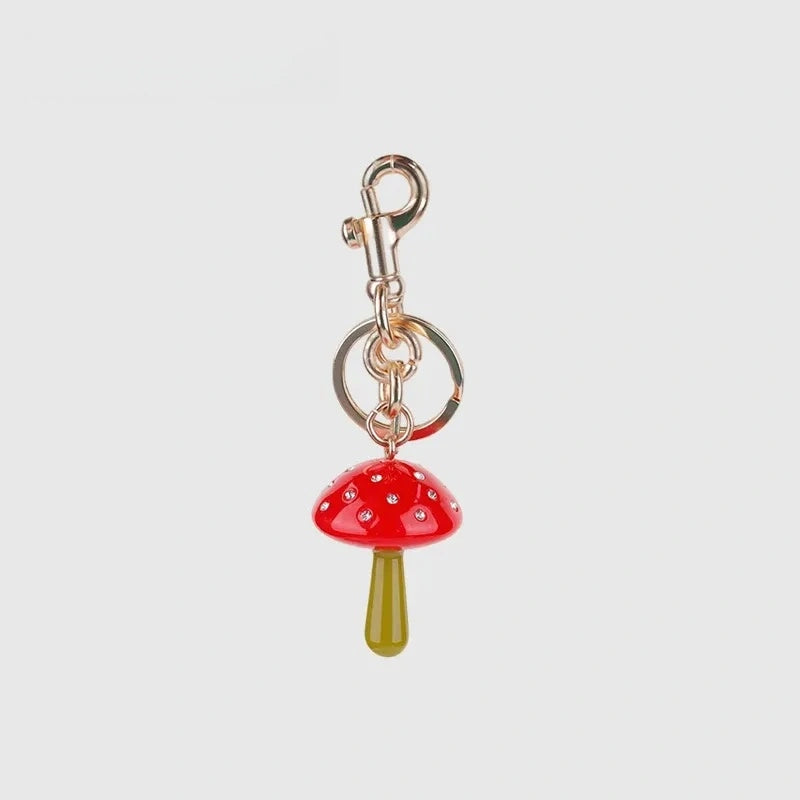 Mushroom Resin Bag Charm