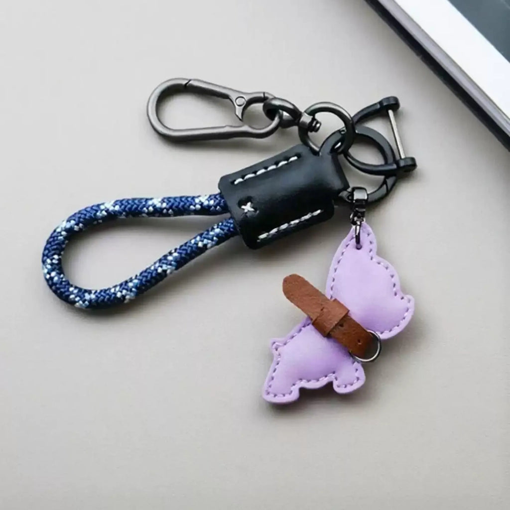 French Bulldog Leather Bag Charm