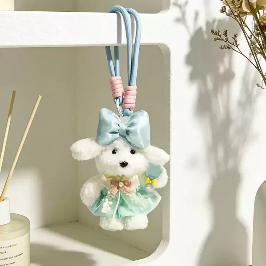 Cute Plush Puppy Fluffy Bag Charm