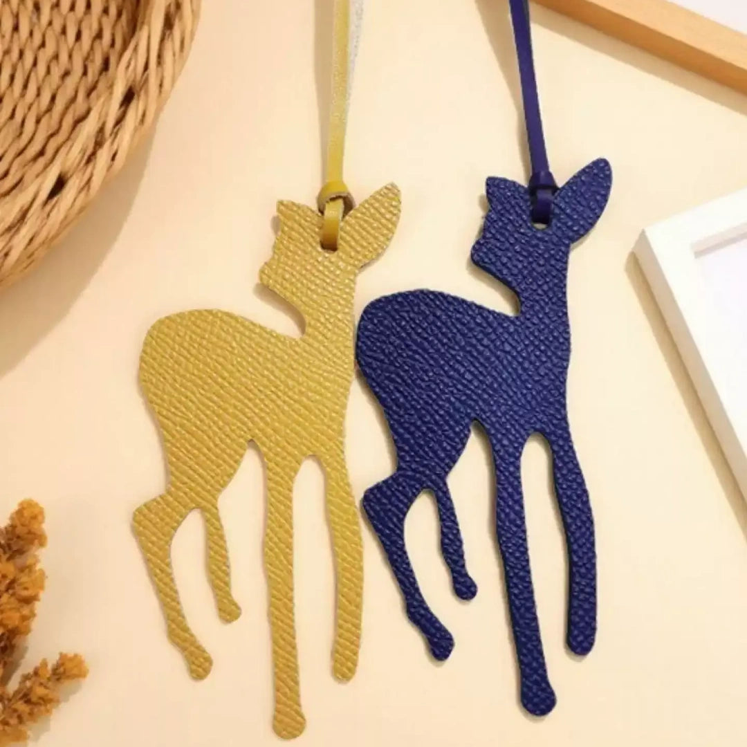 Little Deer Leather Bag Charm