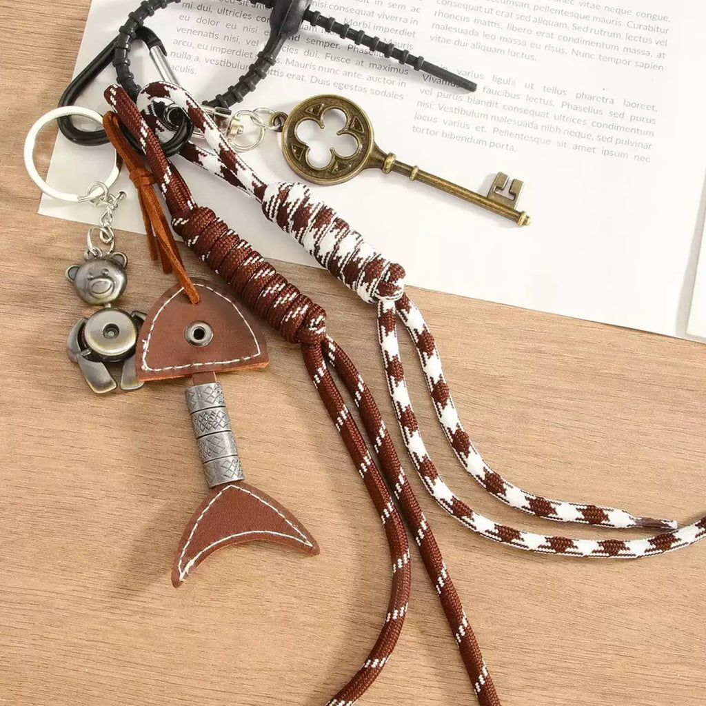 Fish Bone Mixed Bag Charm