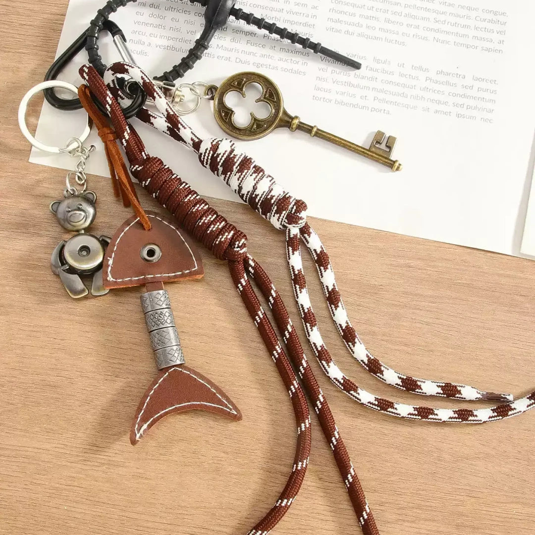 Fish Bone Mixed Bag Charm