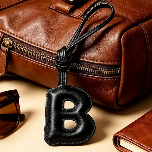 26 Letters Leather Bag Charm