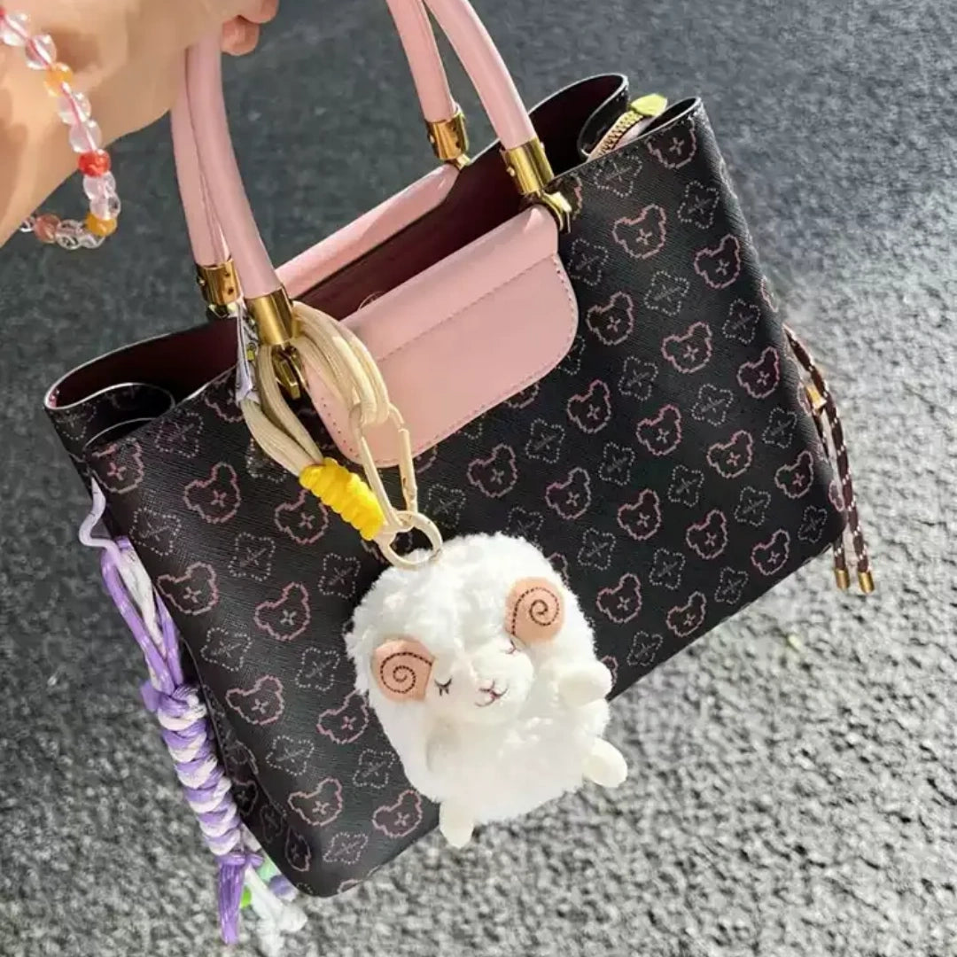 Chubby Little Sheep Fluffy Bag Charm