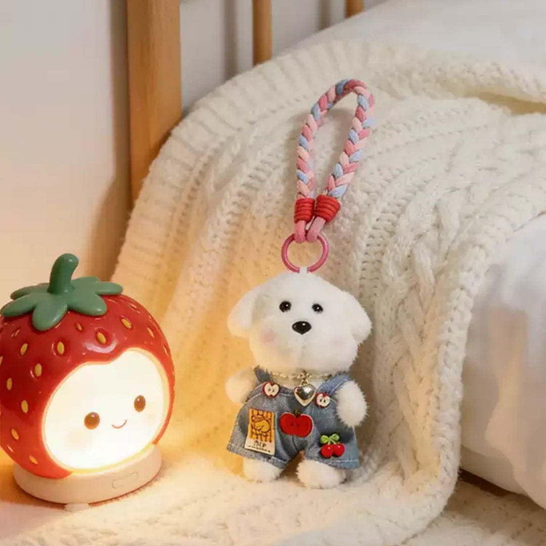 Cute Plush Puppy Fluffy Bag Charm