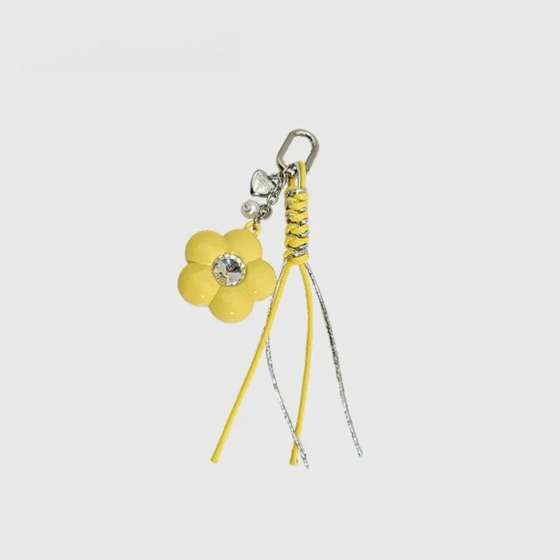 Flower Hanging Strap Knotty Bag Charm