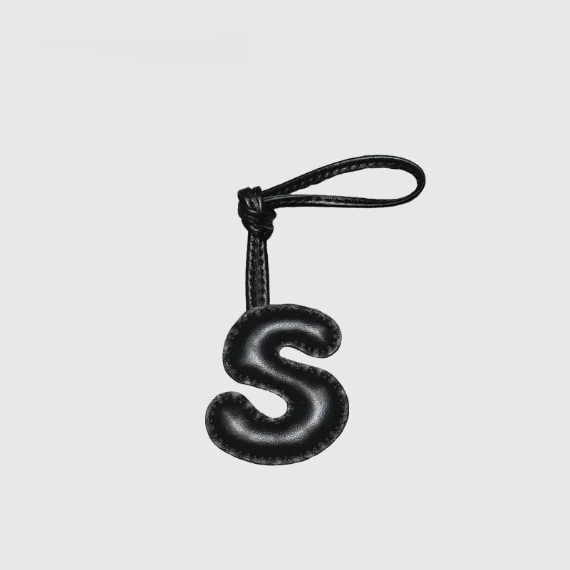 26 Letters Leather Bag Charm